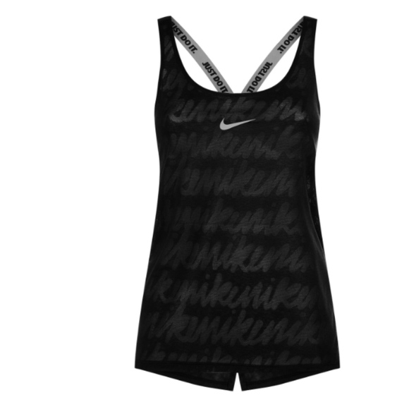 Nike Tank Elastika Split Back Training Drifit BLK - Picture 4 of 8